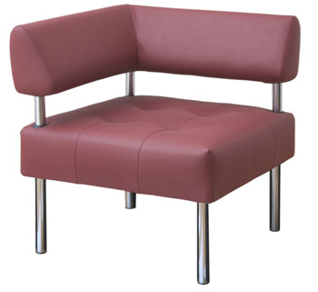 Угловое кресло для посетителей